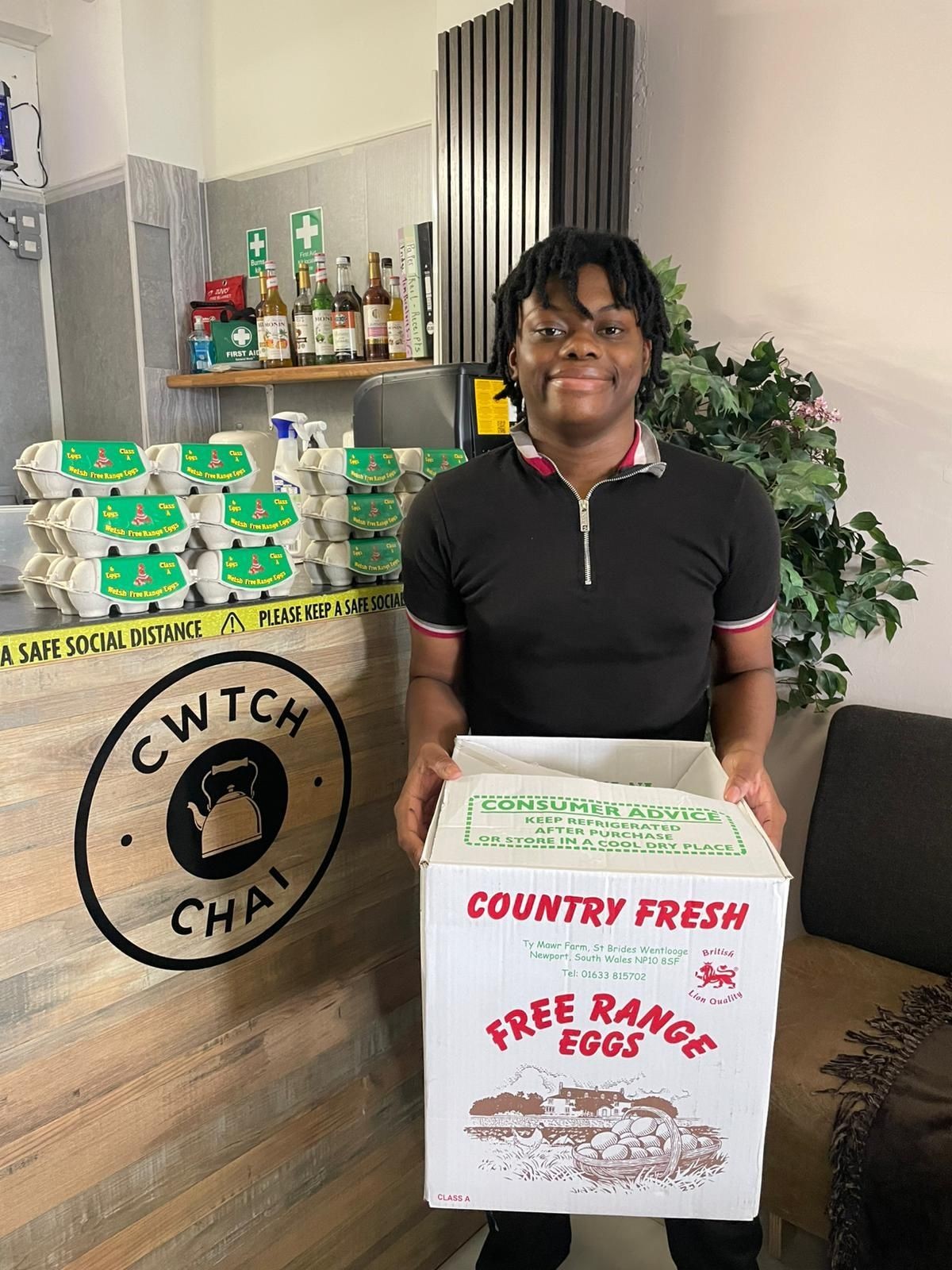 Cwtch Chai – Skills Café & Volunteering  A friendly space for young people and adults to learn barista and hospitality skills while giving back to the community. Cwtch Chai empowers volunteers to grow confidence, gain experience, and find purpose through service.